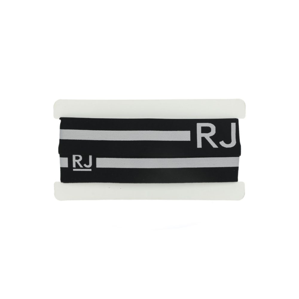 Waistband elastic with woven logo 40 mm