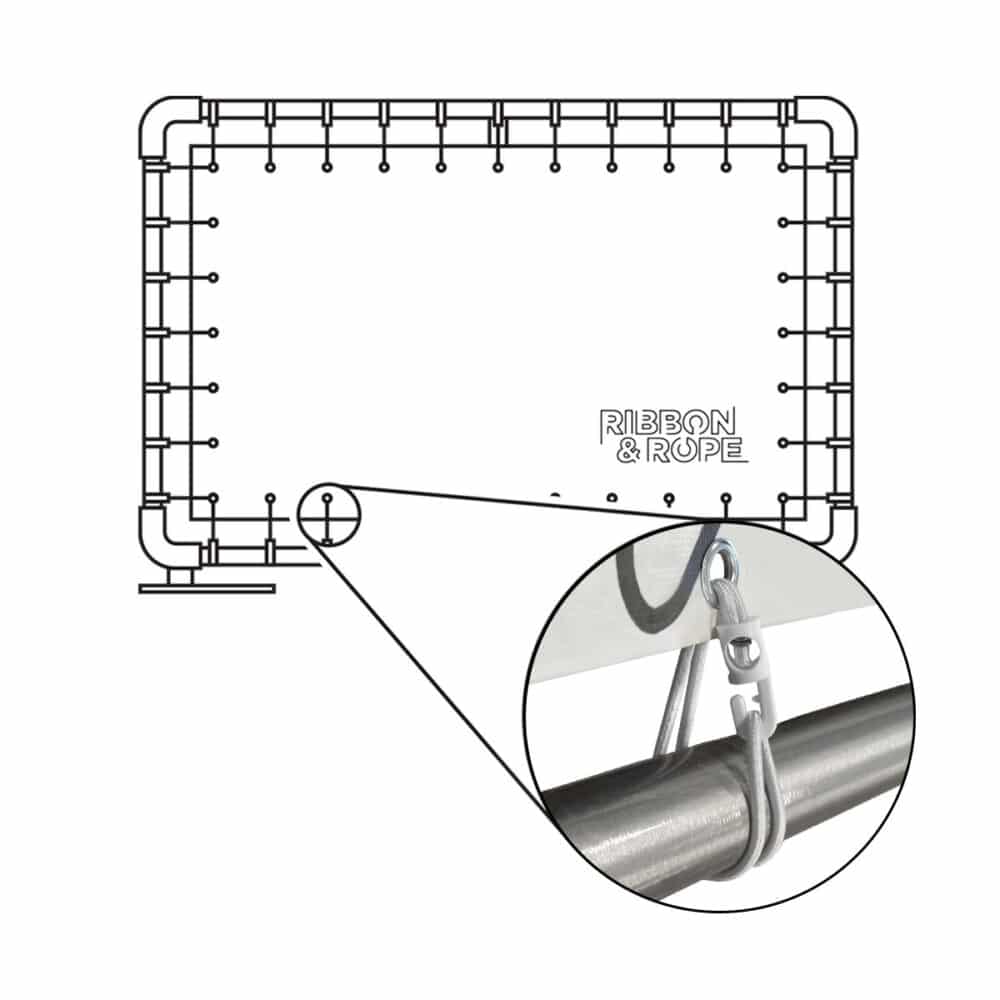 Bungee-Schlaufe mit Mini-Plastikhaken - Bild 3