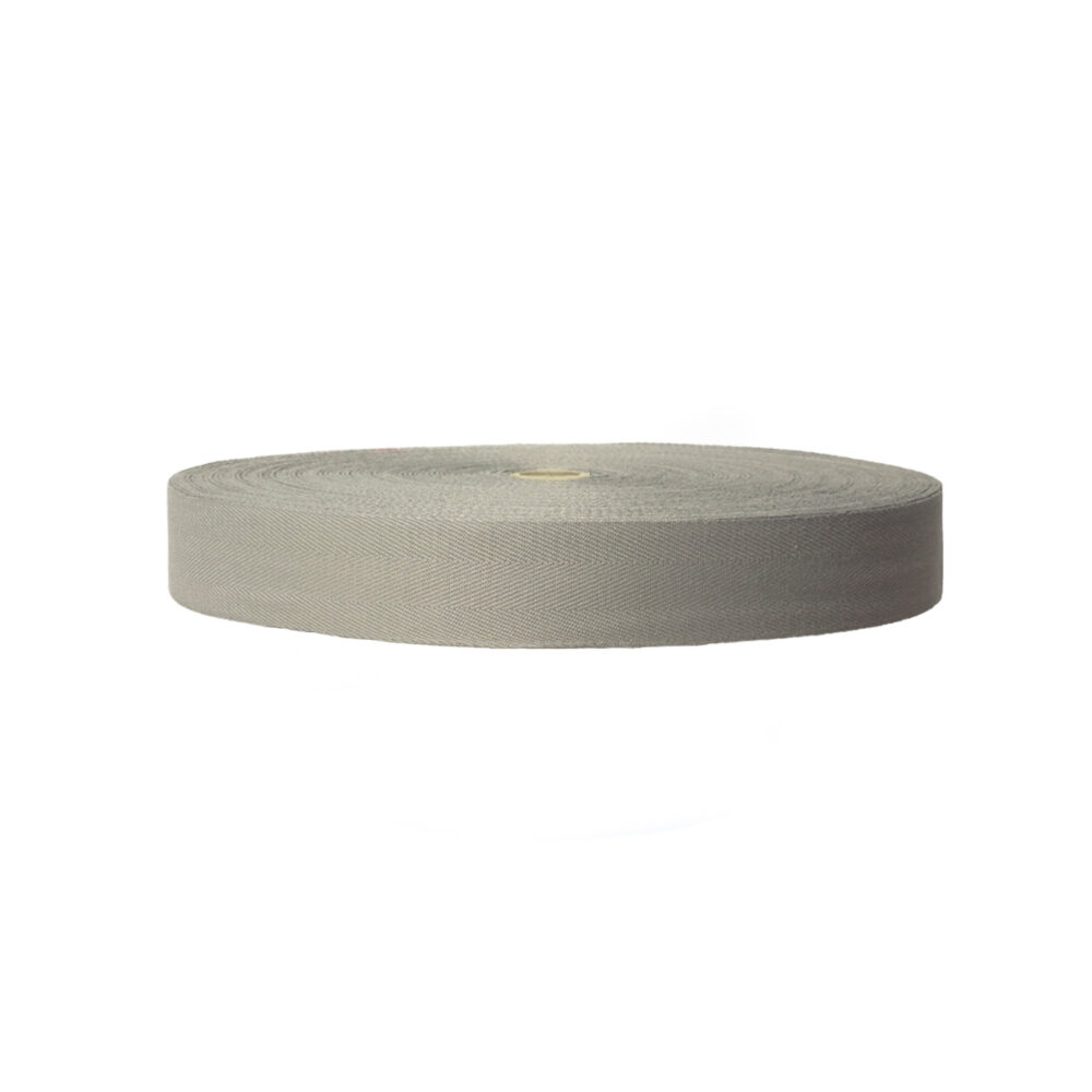 Carpet binding tape - medium grey