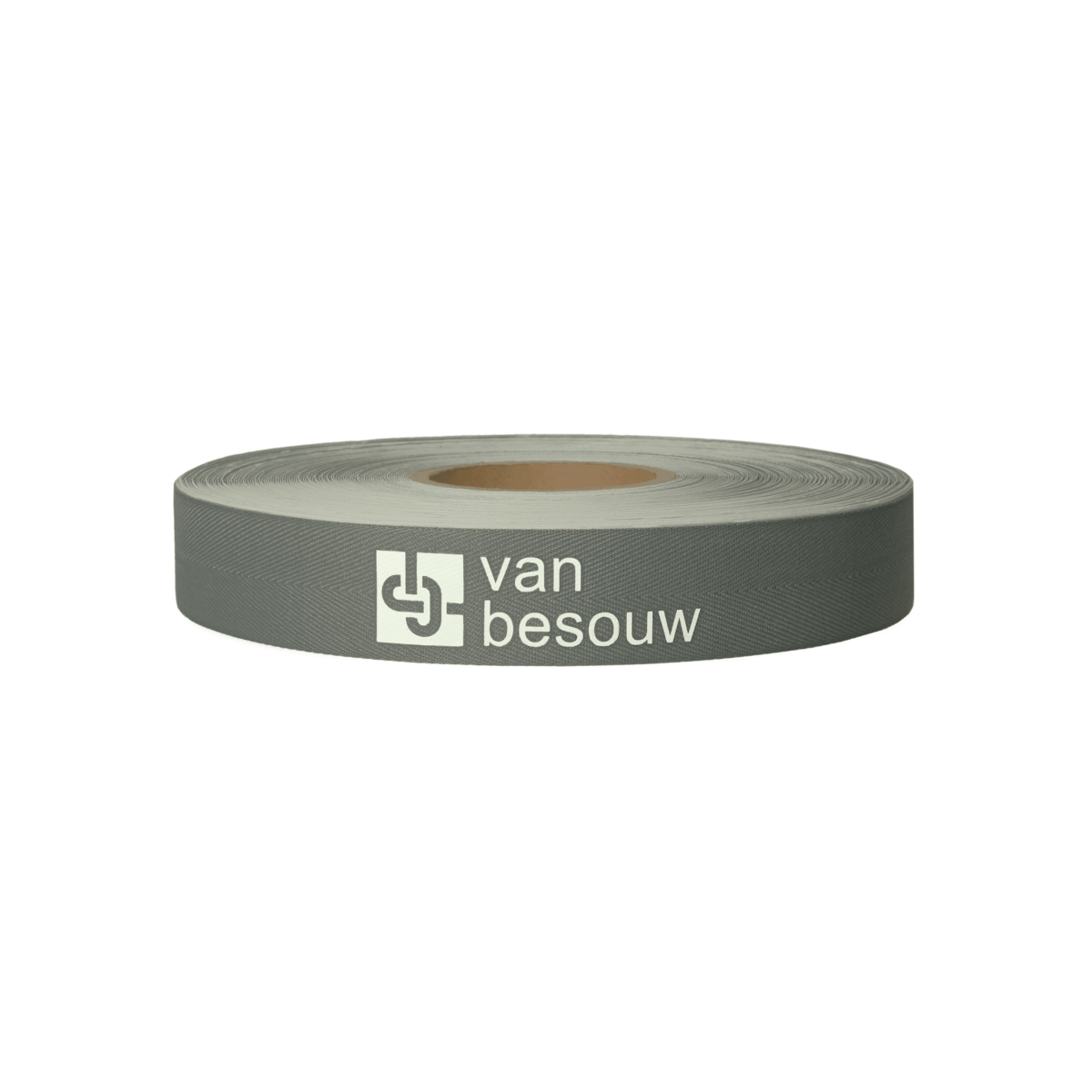 Carpet finishing edge self-adhesive polyester with logo